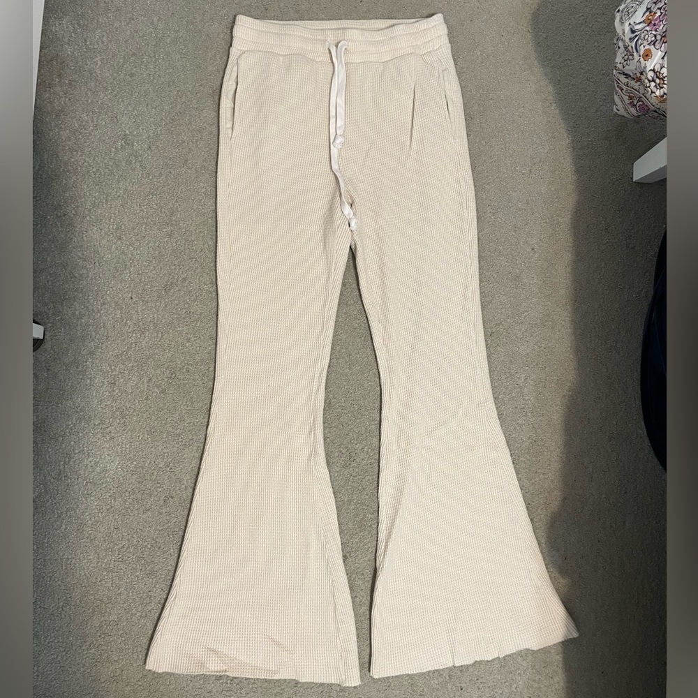 AE Waffle Flare Sweatpants